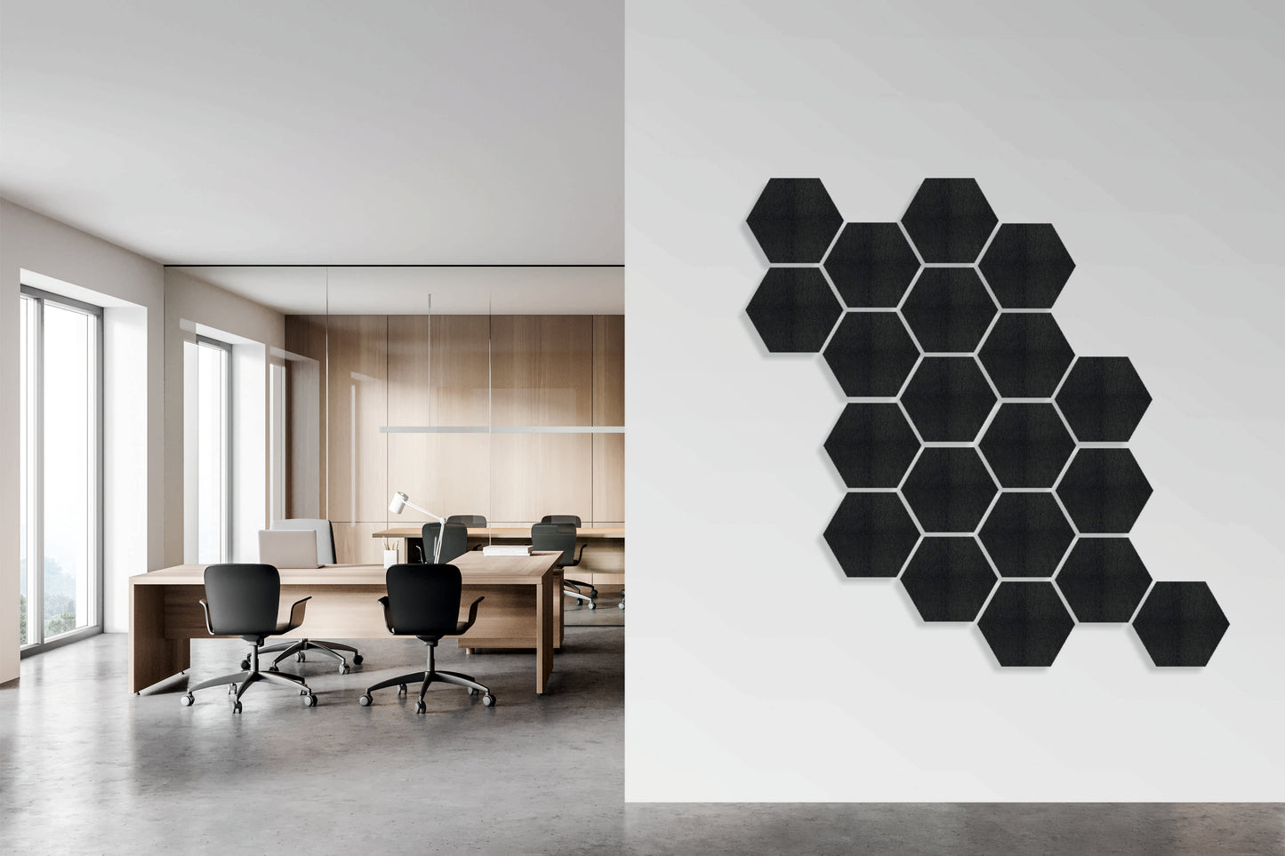 
                  
                    Akustikpanel 6- Eck Hexagon
                  
                